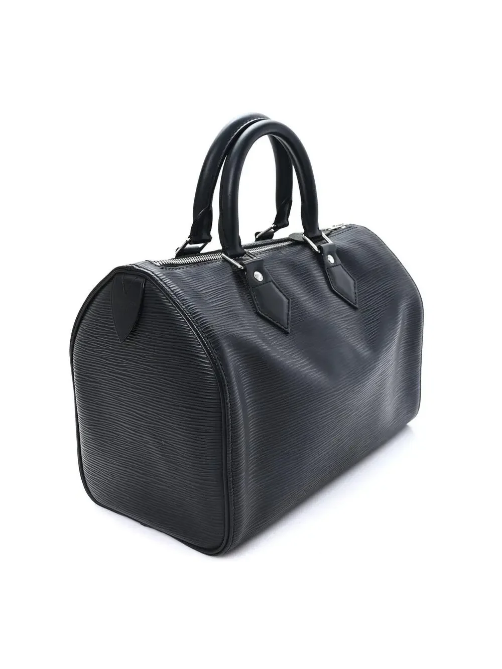 Louis Vuitton Epi Speedy 25 Black #321819L10B
